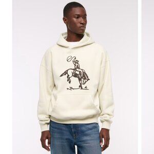 abercrombie Cowboy Graphic Essential Popover Hoodie